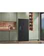 Hotpoint HPG29643IBXR4UK Freestanding Dual No Frost American Fridge Freezer with VitalCare and Water & Ice Dispenser - Black Steel