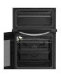 Indesit ITE5EMW Freestanding 50cm Electric Cooker with Solid Plate Hob