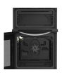 Indesit ITE5EMW Freestanding 50cm Electric Cooker with Solid Plate Hob
