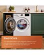 Hotpoint HB103WWCAREUK Fabric Care Freestanding 10kg 1400rpm Washing Machine with HomeWhiz - White