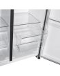 Indesit Push&Go INGF 6441 XP4UK Total No Frost American Fridge Freezer - Inox
