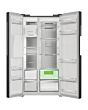 Hotpoint HPG29643IBXR4UK Freestanding Dual No Frost American Fridge Freezer with VitalCare and Water & Ice Dispenser - Black Steel