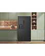 Hotpoint HPG29643IBXR4UK Freestanding Dual No Frost American Fridge Freezer with VitalCare and Water & Ice Dispenser - Black Steel