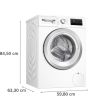 Bosch WAN28259GB 9Kg 1400Spin Washing Machine White
