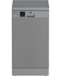 Beko DVS04020S Freestanding Slimline Dishwasher - Silver