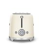 Smeg TSF01CRUK Toaster, Cream