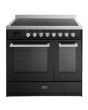 Tesla T90DCRCB Level 3 Professional 90cm Ceramic Range Cooker - Black