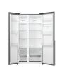Fridgemaster MS91558DES Non Plumbed American Style Fridge Freezer Silver