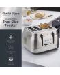 Swan ST19029SS Retro 4 Slice Toaster Stainless Steel