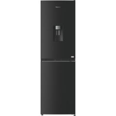 Hotpoint HPKF3241WXR4UK 244L Freestanding Total No Frost 50/50 Fridge Freezer with VitalCare and Water Dispenser - Black Steel