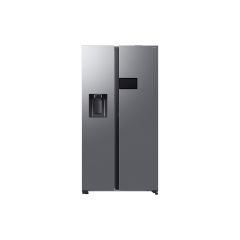 Samsung RS90F64EDTEU Series 9 AI Home 621L Smart American Fridge Freezer, Silver