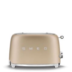Smeg TSF01CHMUK Toaster, Gold
