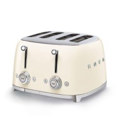 Smeg TSF03CRUK Toaster, Cream