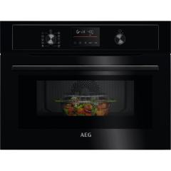 AEG KOX36506GB Built-In Combination Microwave Oven - Black