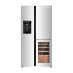 Tesla T530TDXG Level 3 T Door Fridge Freezer with Ice and Water - Stainless Steel