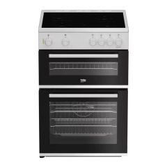 Beko FTC6701W Freestanding  Electric Twin Cavity Single Oven Cooker  - White
