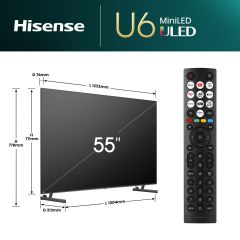 Hisense 55U61NQ 55' Mini LED Smart TV