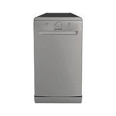 Indesit IN2FE10CS90UK Slimline Freestanding Dishwasher Silver