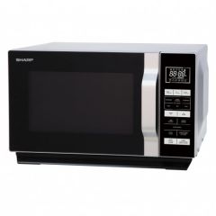 Sharp R360SLM 23 Litre Flat Tray Cooking Solo Microwave Silver