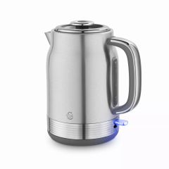 Swan SK19025SS Retro 1.7L Jug Kettle Stainless Steel