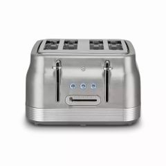 Swan ST19029SS Retro 4 Slice Toaster Stainless Steel