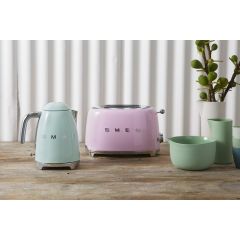 Smeg TSF01PKUK Toaster, Pink