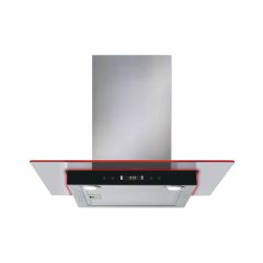 CDA EKN60SS 60cm Flat Glass Extractor with Edge Lighting