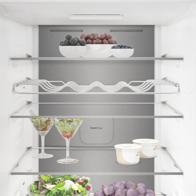 Hotpoint HPK26413XR6UKE Freestanding Dual No Frost 70/30 Fridge Freezer with VitalCare - Black Steel