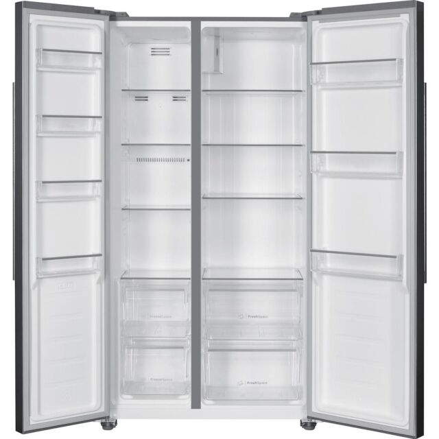 Indesit Push&Go INGF 6441 XP4UK Total No Frost American Fridge Freezer - Inox