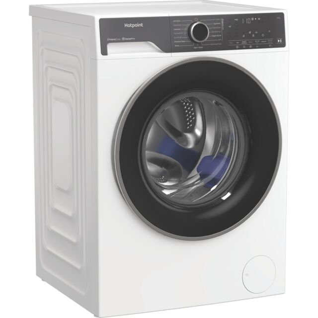 Hotpoint HB103WWCAREUK Fabric Care Freestanding 10kg 1400rpm Washing Machine with HomeWhiz - White