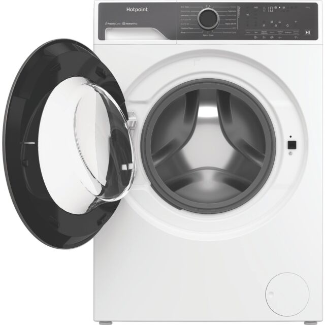 Hotpoint HB103WWCAREUK Fabric Care Freestanding 10kg 1400rpm Washing Machine with HomeWhiz - White