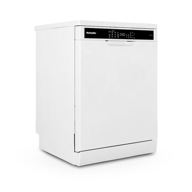 Montpellier MDWC1496W 60cm 14 Please Setting Freestanding Dishwasher - White