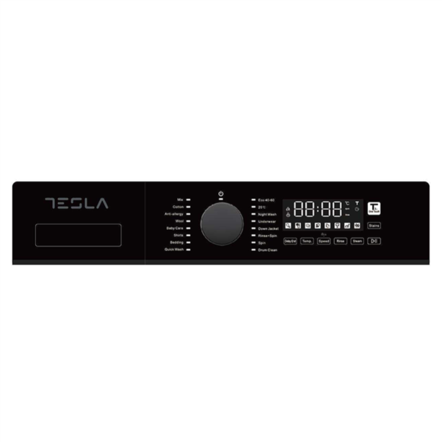 Tesla TWD106B Level 3 10kg Wash 6kg Dry 1400rpm Washer Dryer - Black