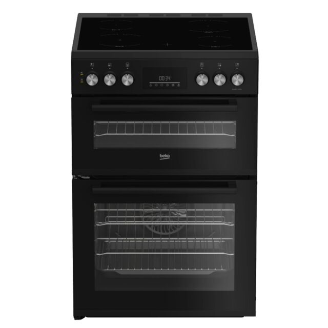 Beko FDC6731K Freestanding Electric Double Oven Cooker - Black