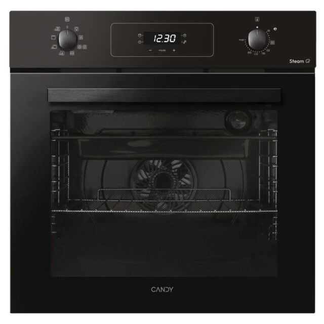 CANDY FIDCN9B5L 70Ltr Single Oven with Steam Clean and AirFry Functions Black