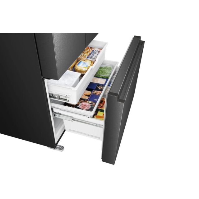 Hisense RF815N4SEFE 90.8Cm X 179.5Cm Freestanding 3 French Door Plumbed Water Dispenser & Ice Maker 