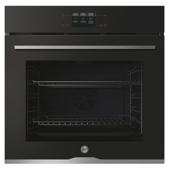 HOOVER HO6 S5C5HTB 78Ltr Single Oven with Airfryer, WI-FI Functions, Stainless Steel Trim