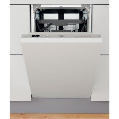 Whirlpool Integrated Dishwasher: in Silver, Slimline - WSIC 3M27 C UK N