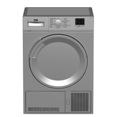 Beko DTLCE70051S 7kg Freestanding Condenser Tumble Dryer - Silver