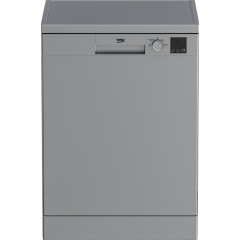 Beko DVN04X20S Freestanding Full Size Dishwasher with Low Water Consumption - Silver