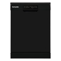 Montpellier MDW1354K 60cm Freestanding Dishwasher in Black