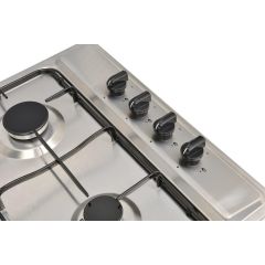 Montpellier MGB60X 58cm Stainless Steel Gas Hob