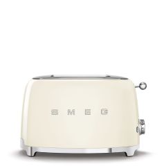 Smeg TSF01CRUK Toaster, Cream