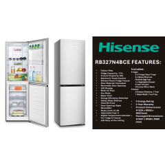 Hisense RB327N4BWE 182 X 55 50/50 No Frost Fridge Freezer White