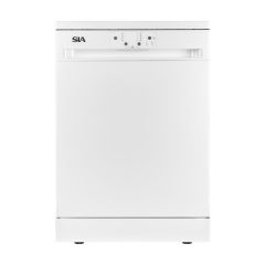 SIA SFSD604W 60Cm Freestanding 14 Place Dishwasher White