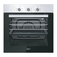 Solt SBISO60X 60Cm Single Oven With Minute Minder Stainless Steel