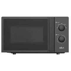 Solt SMW20BX Black 20L 700W Microwave With Stainless Steel Cavity
